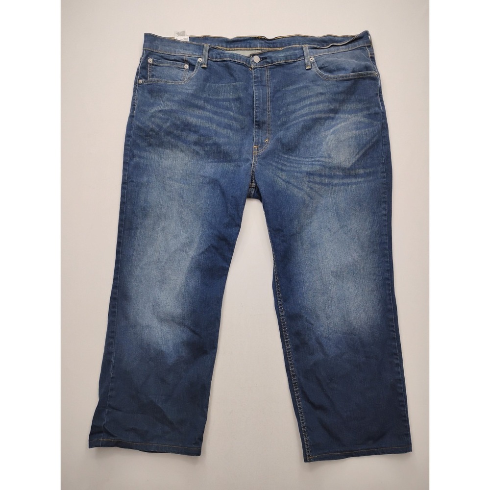 Levi's 559 Relaxed Straight Jeans  Tag 48x30 Blue Denim Stretch (Measures 46x26)